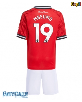 Manchester United Bryan Mbeumo #19 Echipament de Fotbal Replică 2025-26 Copii Acasa (+ Șorturi)
